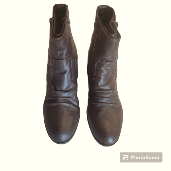 Life Stride Women's Ankle Boots Size 9.5 M "Watchful" Dark Brown Lined Comfy NWT - Picture 2 of 12